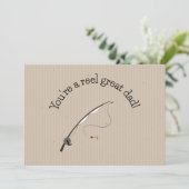 Happy Father's Day Feiertagskarte (Stehend Vorderseite)