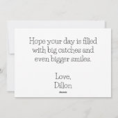 Happy Father's Day Feiertagskarte (Rückseite)