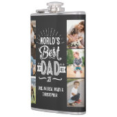 Happy Father's Day Fun World's Best Vater Kids Nam Flachmann (Links)