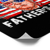 Happy Fathers Day Funny Joe Biden Independence 4. Poster (Ecke)