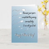 Happy Father's Day Funny Karte (Gelbe Blume)