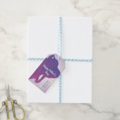 Happy Father's Day Galaxy Geschenktag Geschenkanhänger (Mit Garn)