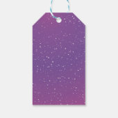 Happy Father's Day Galaxy Geschenktag Geschenkanhänger (Rückseite)