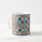 Happy Father's Day Gift Kaffeetasse (Vorderseite Links)