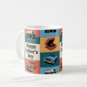 Happy Father's Day Gift Kaffeetasse (Vorderseite Links)