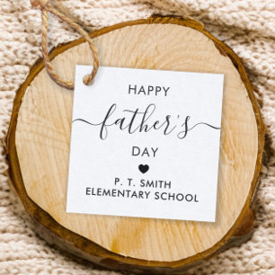 Happy Father's Day Gift Tag, Vater Tag, Kraft Geschenkanhänger