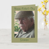 Happy Father's Day, Grandpa Karte (Gelbe Blume)