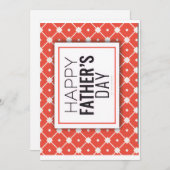 Happy Father's Day Greeting Card Feiertagskarte (Vorne/Hinten)