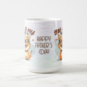 Happy Father's Day Hilarious Cat Coffee Mug Kaffeetasse (Mittel)