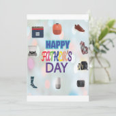 Happy Father's Day Invitation Einladung (Stehend Vorderseite)
