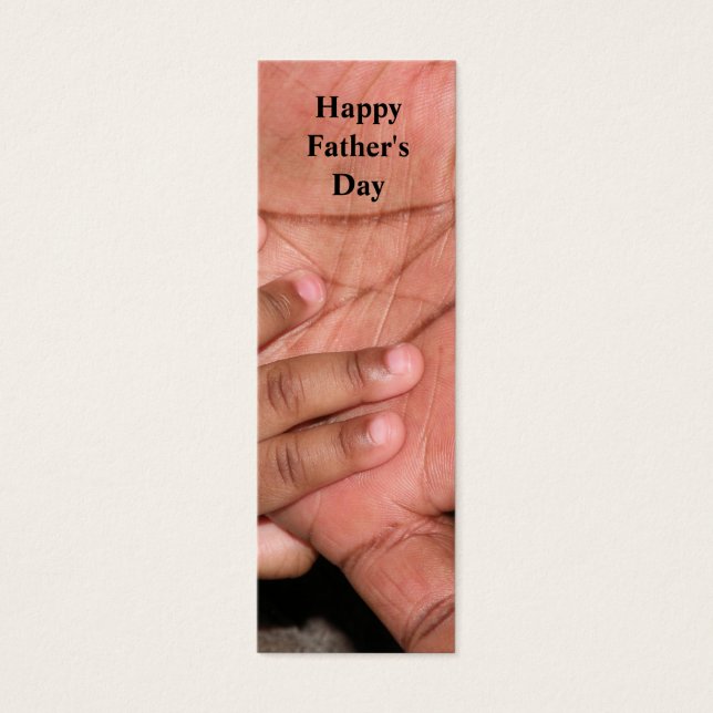 Happy Father's Day Lesezeichen (Vorderseite)