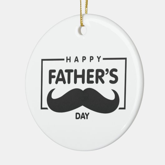 Happy Father's Day Mustache | Ornament (Links)