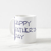 Happy Father's Day Neck Tie Kaffeetasse (Vorderseite Links)