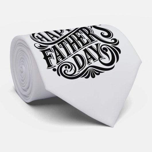 Happy Father's Day Neck Tie Krawatte (Gerollt)