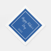 Happy Father's Day Party Serviette (Ecke)