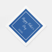 Happy Father's Day Party Serviette (Ecke)