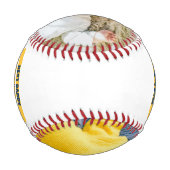 Happy Fathers Day Personalized Best Daddy Ever Baseball (Rückseite)