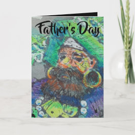 Happy Father's Day Pirate Card Karte