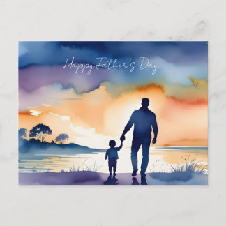 Happy Father's Day Postkarte