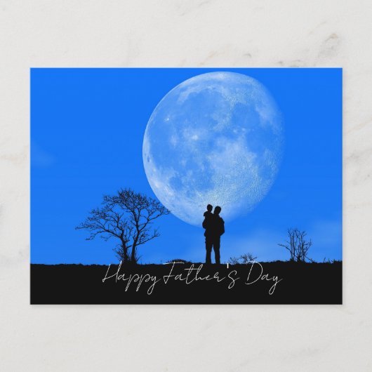 Happy Father's Day Postkarte (Vorderseite)