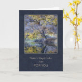 Happy Father's Day Reflections Karte (Gelbe Blume)