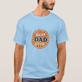 Happy Father's Day Shirt - Retro Abzeichen (Vorderseite)