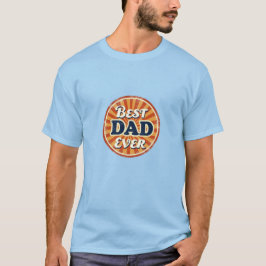 Happy Father's Day Shirt - Retro Abzeichen
