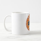Happy Father's Day Shirt - Retro Abzeichen Kaffeetasse (Links)