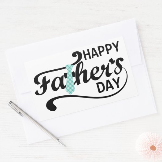 Happy Father's Day Square Sticker (Umschlag)