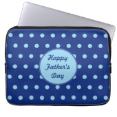 Happy Father's Day Tablet Case (Navy & Soft Blue) (Vorderseite)