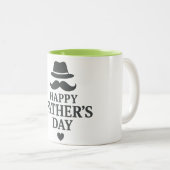 Happy Father's Day Tasse Design - Elegant & Printa (VorderseiteRechts)
