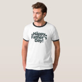 Happy Father's Day Text Design T-Shirt (Vorne ganz)