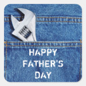 Happy Father's Day Tool Sticker (Vorderseite)