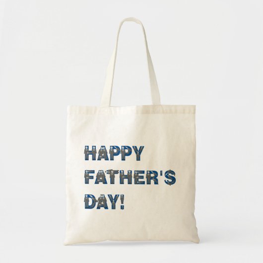 Happy Fathers Day Tote Bag Tragetasche (Vorne)