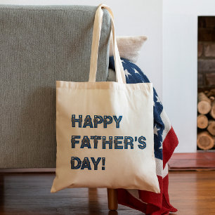 Happy Fathers Day Tote Bag Tragetasche