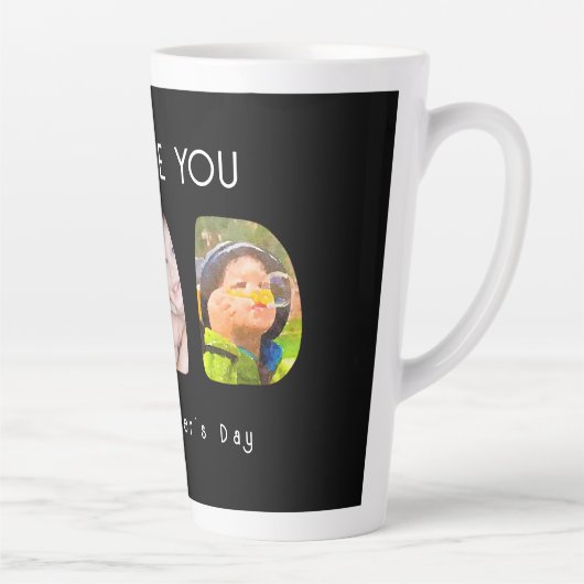 Happy Father's Day-We Liebe Sie VATER Milchtasse (Rechts)