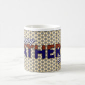 Happy Fathers Day  White Coffee Mug Kaffeetasse (Mittel)