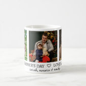 Happy Father's Day World's Best Vater 3 Foto Kaffeetasse (Mittel)
