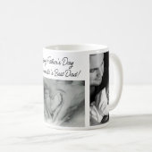 Happy Father's Day World's Best Vater 3 Foto Kaffeetasse (VorderseiteRechts)