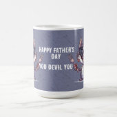 Happy Father's Day You Devil You Kaffeetasse (Mittel)