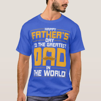 Happy Father's Dayohe Bester Vater Mens Father T-Shirt