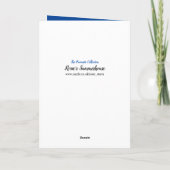 Happy Fathers Vater lustiger Lieblingssohn Karte (Rückseite)