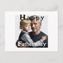 Happy Fathersday. Fijne vaderdag Postkarte