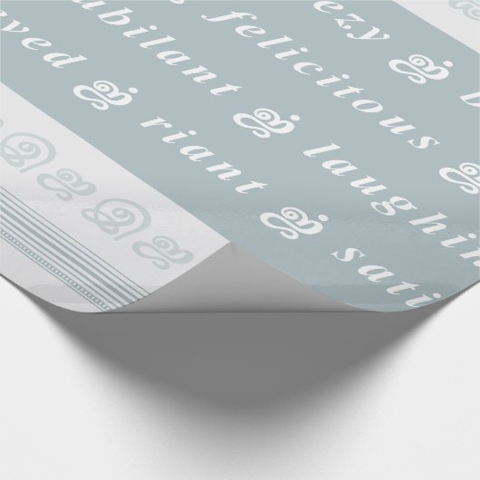 Happy Feeling Geschenkpapier (Ecke)