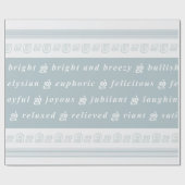 Happy Feeling Geschenkpapier (Flach)