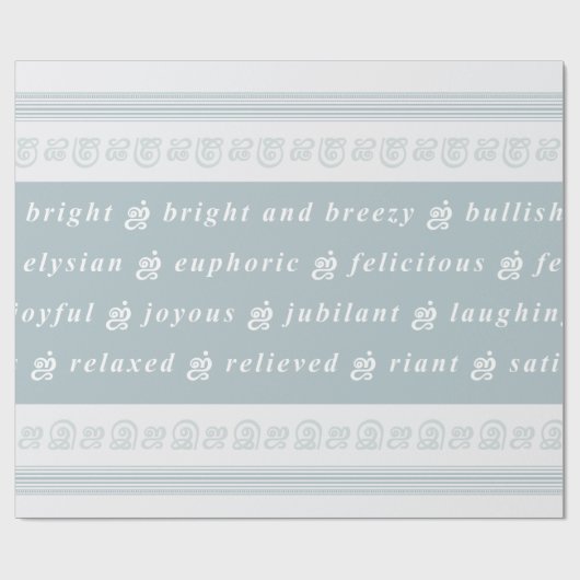 Happy Feeling Geschenkpapier (Flach)