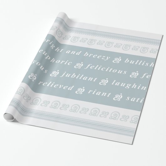 Happy Feeling Geschenkpapier (Ungerollt)