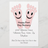 Happy Feet Day Kinderzimmer Flyer (Vorne)