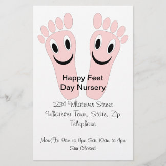 Happy Feet Day Kinderzimmer Flyer