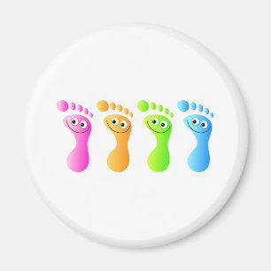 Happy Feet Magnet